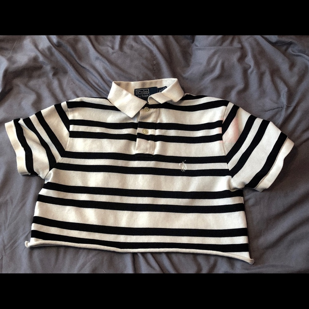 Ralph Lauren polo crop top